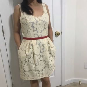 Lace floral dress